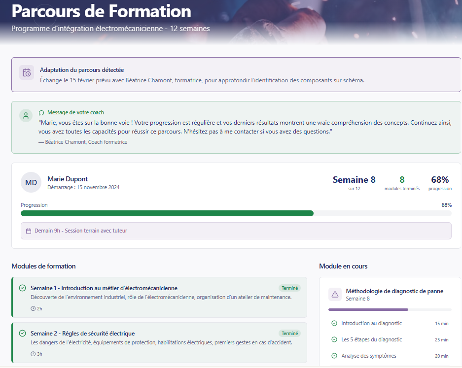 Capture proto apprenante