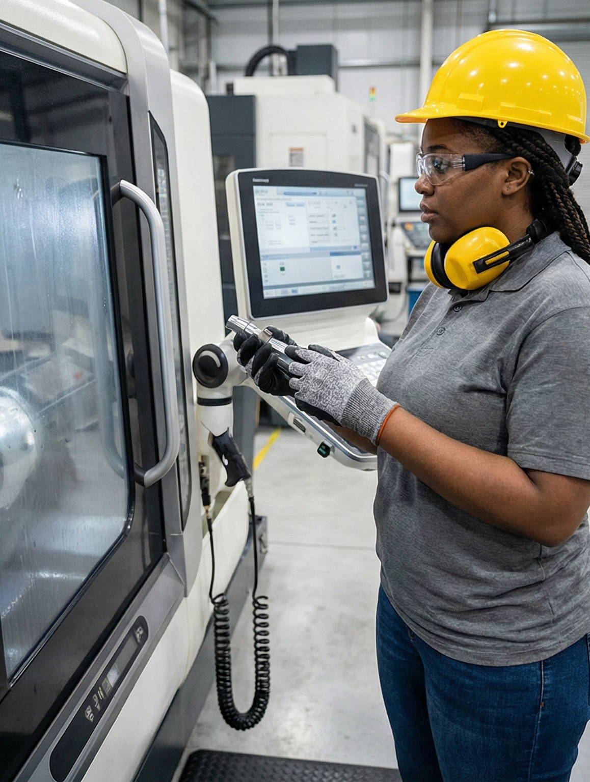 Femme en situation de travail